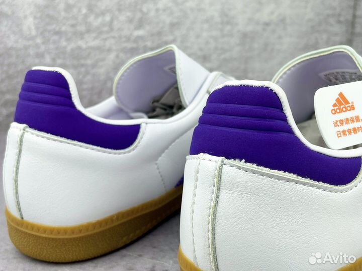 Кеды Adidas Samba White Purple