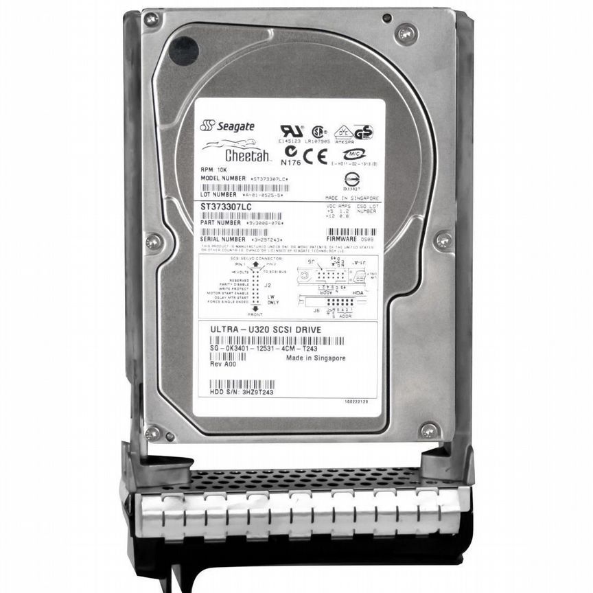 [K3401] Жесткий Диск Dell 73gb U160scsi 3.5" Hdd K3401