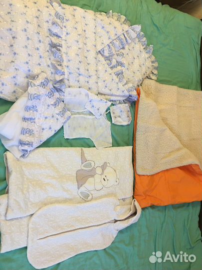 Конверт на выписку и плед одеяло