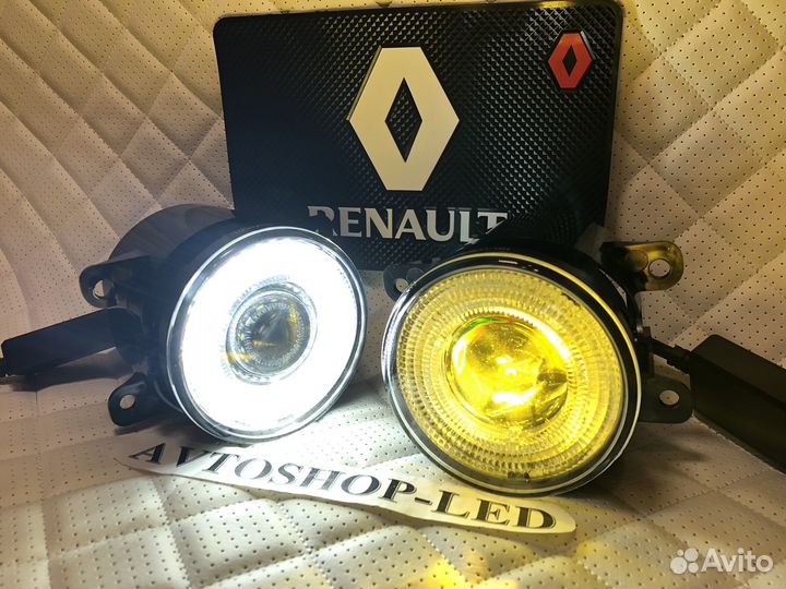 Фары птф bi LED Renault Рено