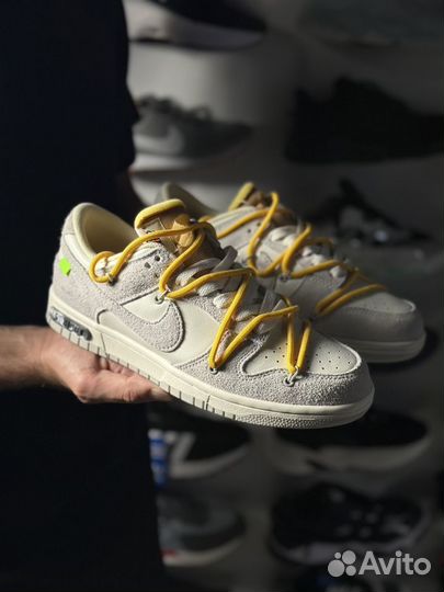 Кроссовки Nike dunk low off white