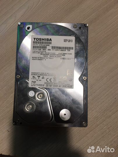 Жесткий диск 2 тб