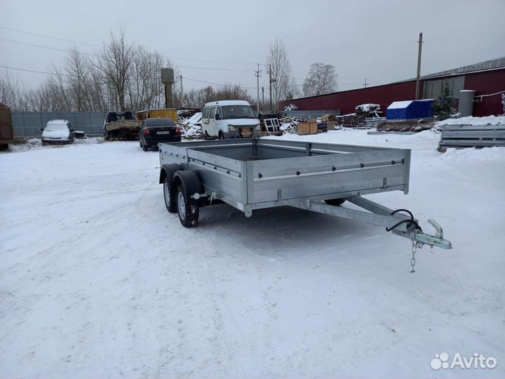 Прицеп Престиж 4,0*2,0 2хосн без тента