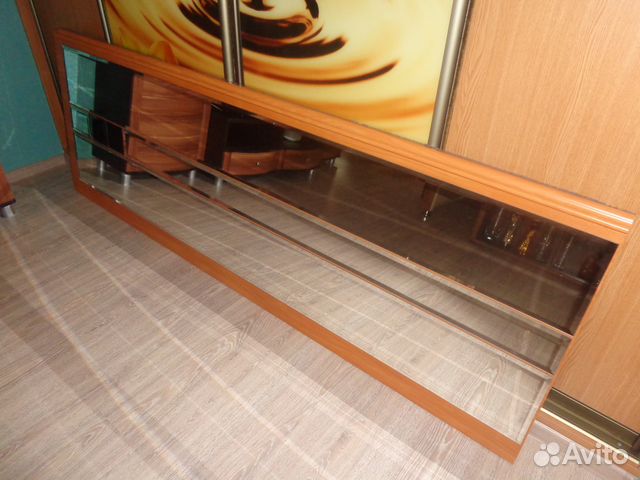 Зеркальные двери от корпусного шкафа (3 штуки )