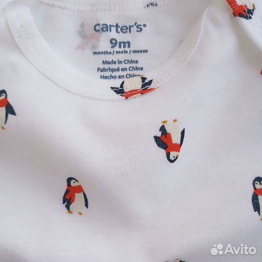 Боди новое Carter's короткий рукав 68 -74 см 6-9 м