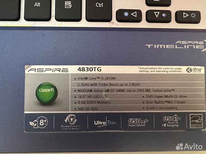 Ноутбук acer