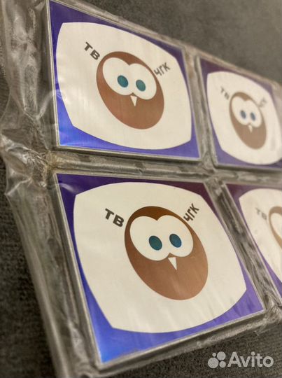 Значки телевизионнного клуба Что-Где-Когда 1984