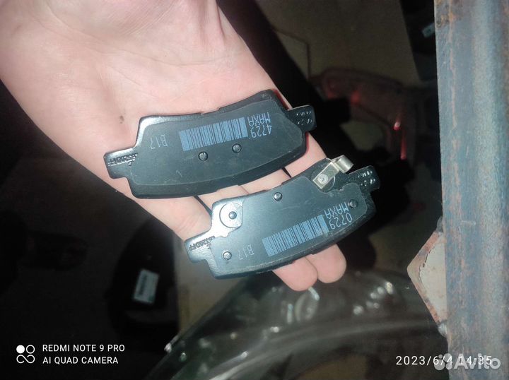 Тормозные колодки хундай Солярис, Киа Рио