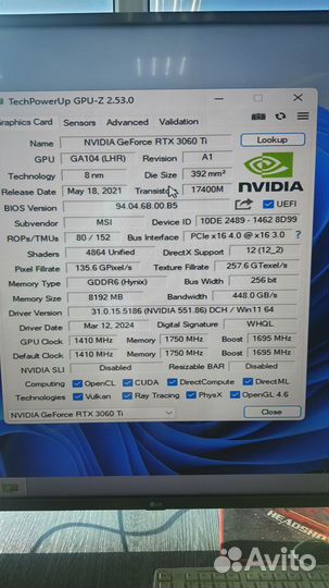 Мощный игровой пк Ryzen 5 5500 /RTX 3060TI