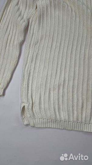 Свитер женский белый вязаный