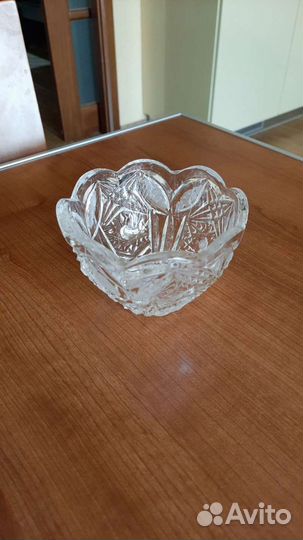 Вазы Конфетницы Салатники Гусь хрустальный