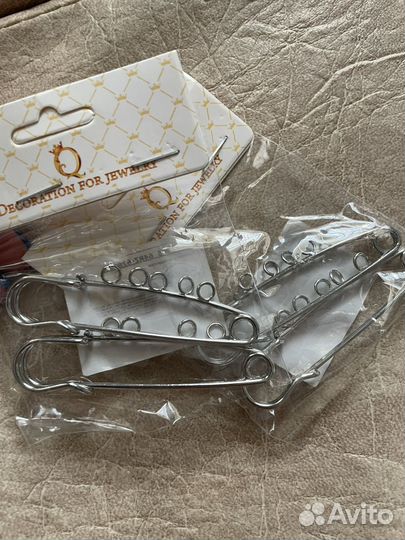 Основа для броши булавка (2шт)