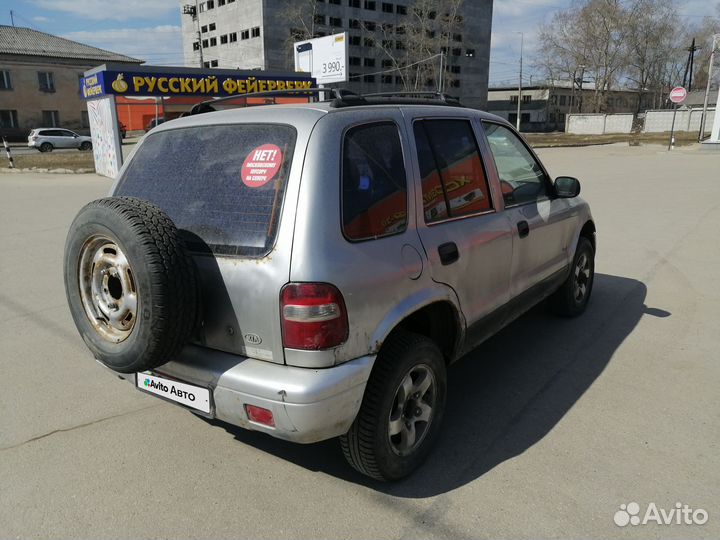 Kia Sportage 2.0 AT, 2001, 174 000 км