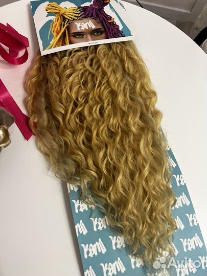 Афрохвост хвост на резинке