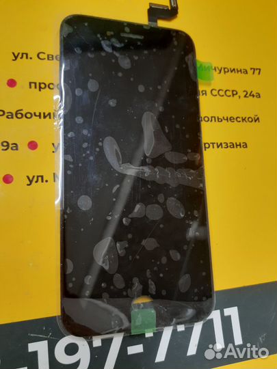 Дисплей для iPhone 6S в сборе с тачскрином Черный