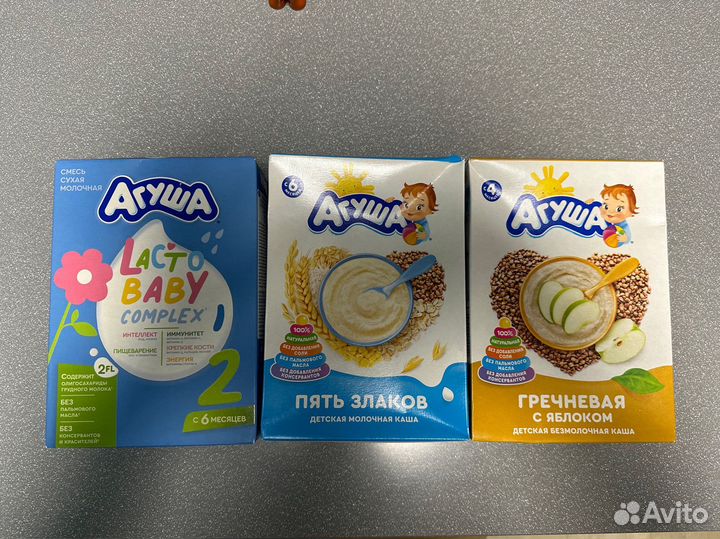 Смесь Агуша 2 + каша