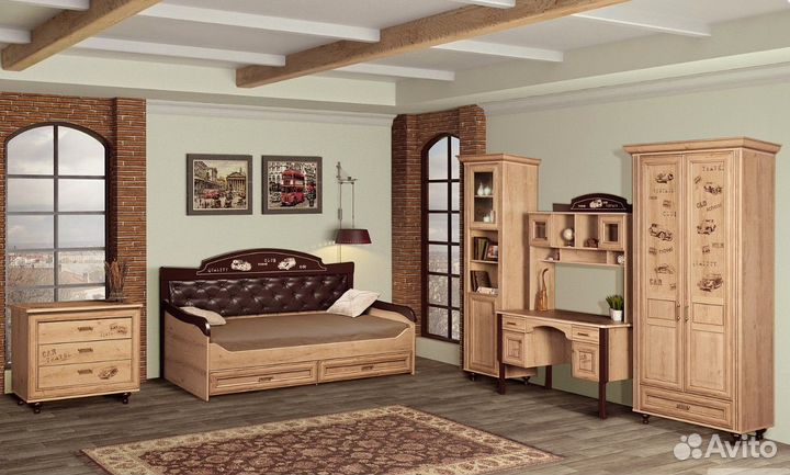 Детская Спальня для мальчика надставка стола