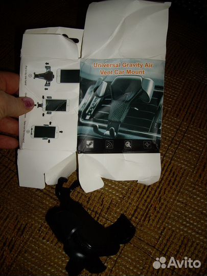 Подставка в авто для телефона, горизонтальная