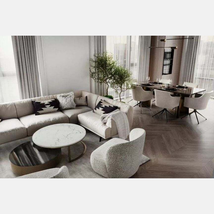 1-к. квартира, 53,6 м², 4/22 эт.