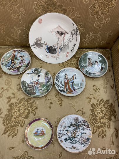 Декоративные тарелки винтаж