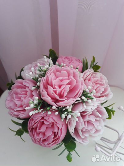 Букет из мыла интерьерный