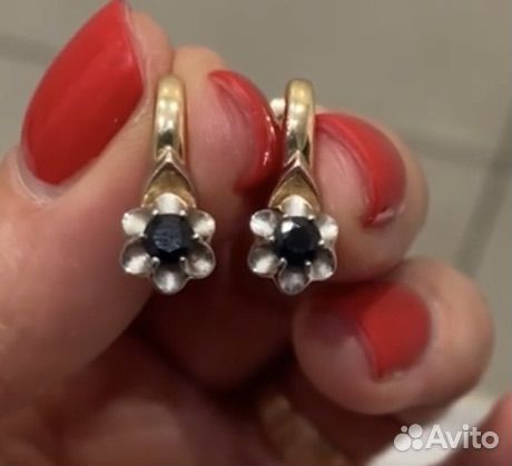 Золотые серьги