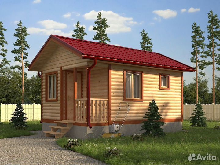 Мещовск. Строим большие-маленькие мобильные бани