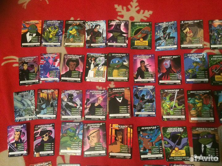 Карточки Черепашки Ниндзя