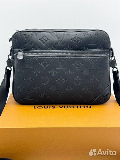 Сумка мессенджер Louis Vuitton LV трио кожаная