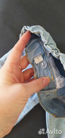 Джинсы и ветровка для девочки р. 92