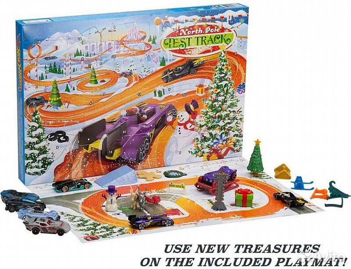 Hot Wheels Advent Calendar адвент календарь, GTD78