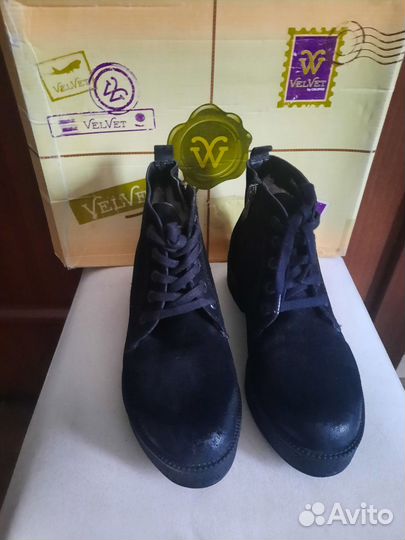 Ботинки женские зимние из натур.замши 36 размер