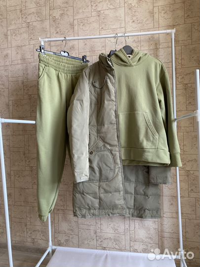 Спортивный костюм женский теплый тройка 44