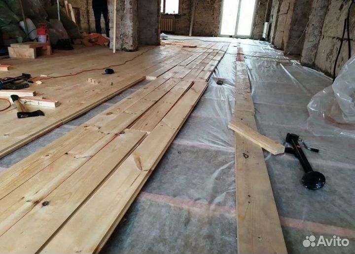 Ремонт полов замена пола