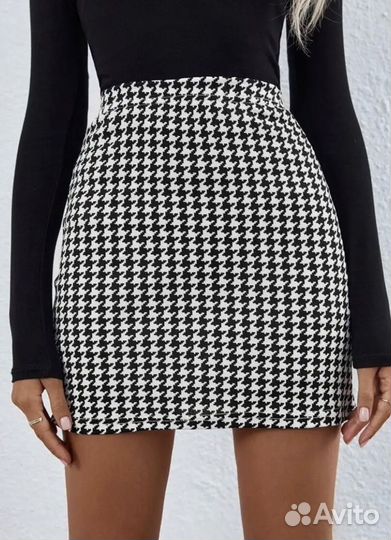 Твидовая юбка новая 40