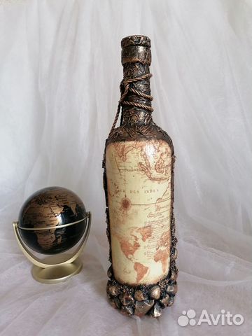 Бутылка handmade путешественнику