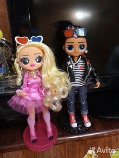 Игровой набор L.O.L. OMG Tough Dude и Pink Chick