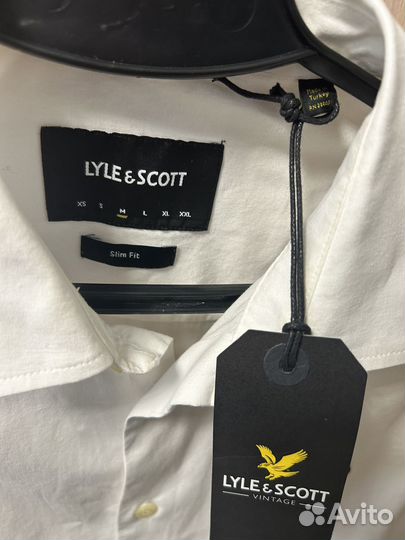 Рубашка lyle scott оригинал белая