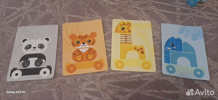 Lego duplo паровозик с животными