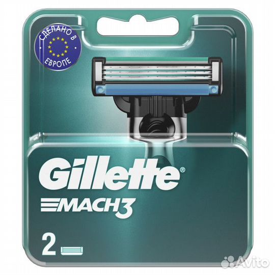 Кассеты gillette Mach 3 2шт