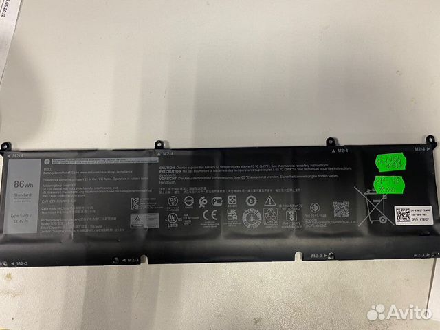 Новая оригинал акб Dell XPS 15 9500