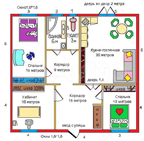 Коттедж 135 м² на участке 5,5 сот.