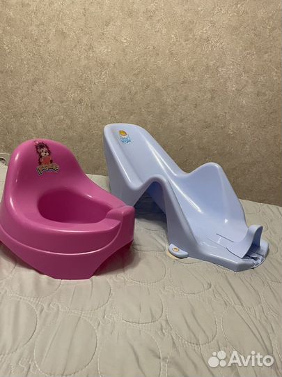 Горшок и подствка для купания