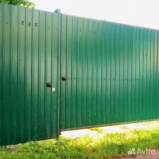 Забор из профнастила