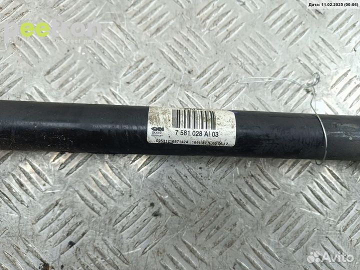 Б/У Б/У Полуось задняя люфт, наличие дефекта