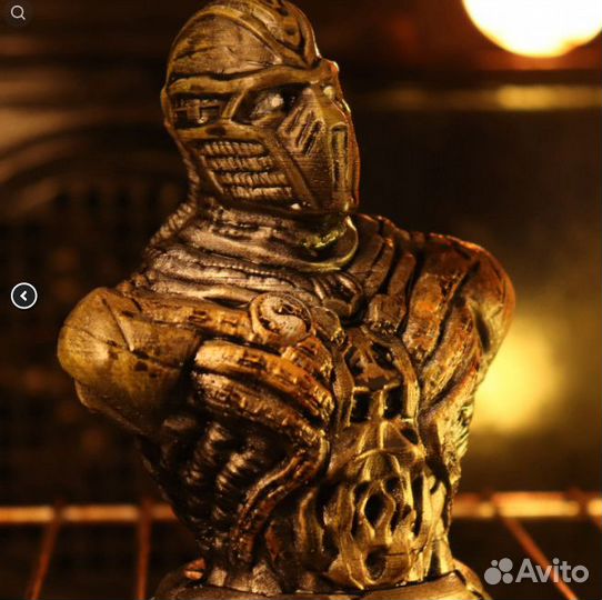 Бюсты Cyrax, Sub zero, NightWolf из MK