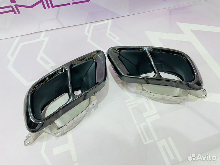 Насадки на глушитель BMW G05 M пакет 60i рест