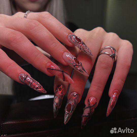 Crazy nails/Маникюр/Наращивание