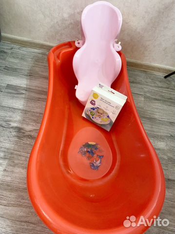 Детская ванночка для купания с горкой