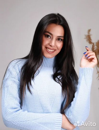 Платье вязаное оверсайз